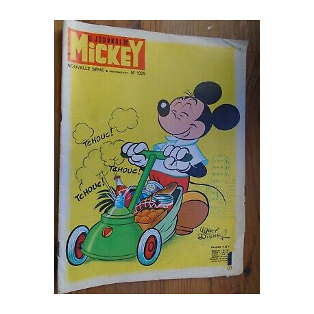 Le Journal de Mickey hebdomadaire N 1026