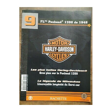 FL Panhead 1200 C de 1948 harley davidson Motorcycle Nº9 hachette 2001