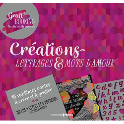 Gratt'Booking lettrages et mots d'amour