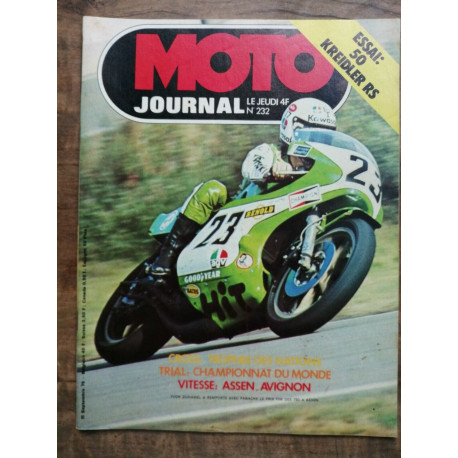 Moto Journal Nº 232 11 Septembre 1975