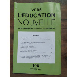 Vers l'éducation nouvelle n198 Décembre 1965