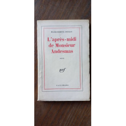 Marguerite Duras l'aprèsmidi de Monsieur Andesmas gallimard