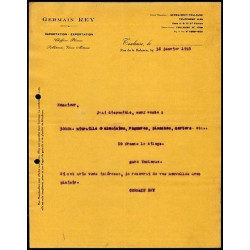 Facture 1925 Germain REY à Toulouse importation exportation...