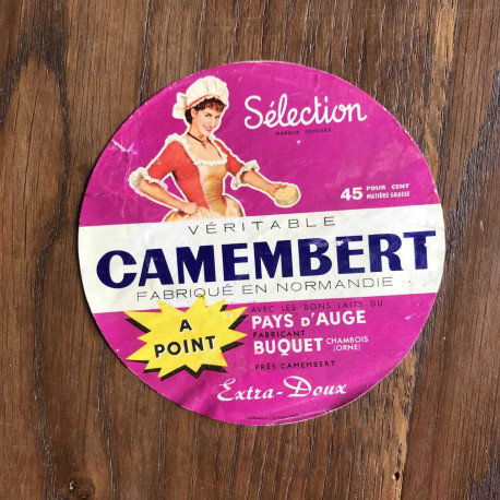 Véritable camembert fabriqué en normandie