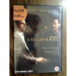 Collateral Michael Mann-Tom Cruise-Jamie Foxx DVD simple