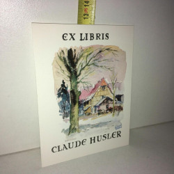 ex libris Gérard MEYER Claude Husler ExLibris Bookplate