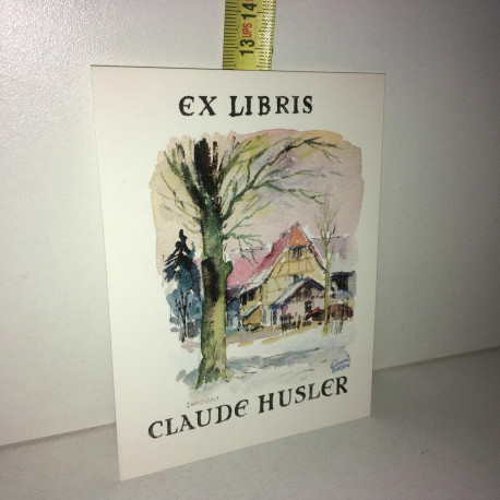 ex libris Gérard MEYER Claude Husler ExLibris Bookplate