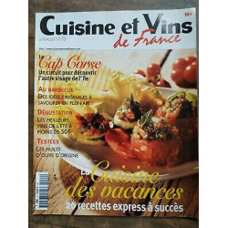 Cuisine et Vins de France Nº 70 juillet août 2000