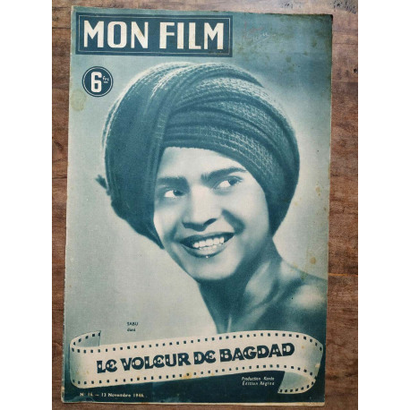 Mon Film n16 Le voleur de bagdad 13 Novembre 1946