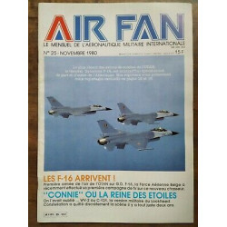 Air Fan Le Mensuel de L'aeronautique Militaire Nº 25 Novembre 1980