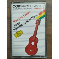 Narciso Yepes plays Spanish Guitar Music Cassette Audio-K7