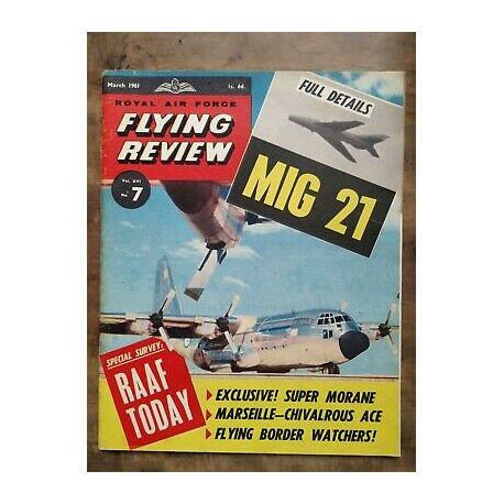 Royal Air Force Flying Review vol xvi Nº 7 March 1961