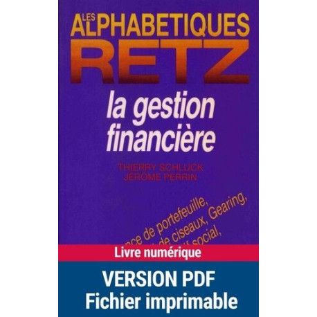 Les Alphabetiques Retz : La Gestion financiere