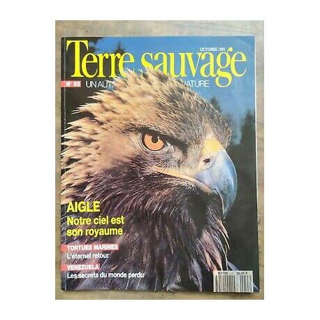 Terre Sauvage n55 Octobre 1991 Aigle Notre ciel est son royaume