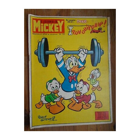 Le Journal de Mickey hebdomadaire N 712