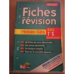 Fiches de révision histoire géo Bac 1re s défibac