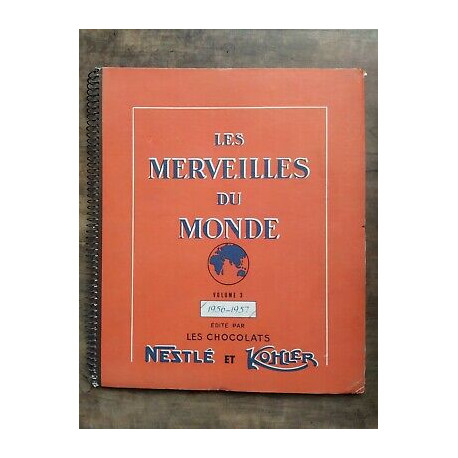 Les Merveilles du Monde vol 3 1956 1957