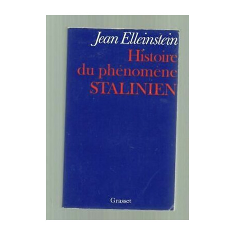 Histoire de La Fenómeno Stalinien