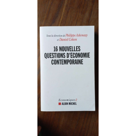 p askenazy d Cohen 16 Nouvelles Questions D'Economie Contemporaine