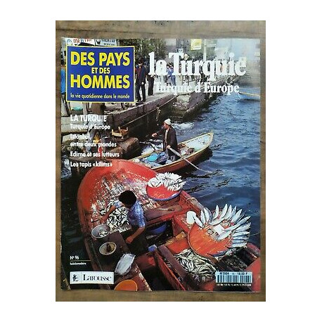 Des Pays et Des Hommes n 96 La Turquie Turquie d'Europe 1992