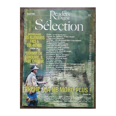 Reader's Digest Sélection Août 1994