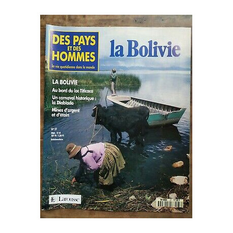 Des Pays et Des Hommes n 37 La Bolivie 1990