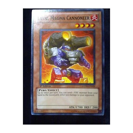 Laval Magma Cannoneer GENF-EN026 Yu-Gi-Oh