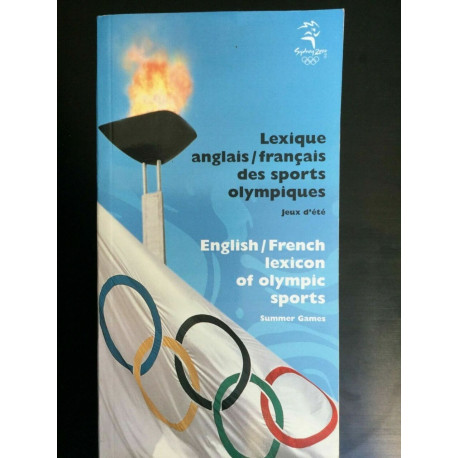 Lexique anglais français des sports olympiques