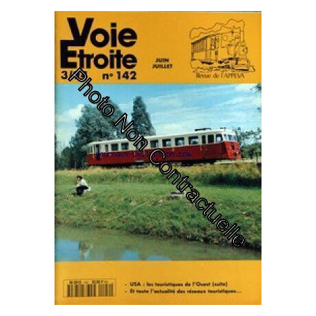 VOIE ETROITE [No 142] du 01/06/1994 - USA - LES TOURISTIQUES DE...