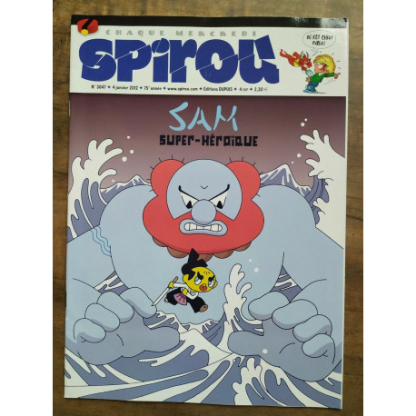 Spirou nº 3847 4 janvier 2012