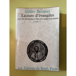 Lecture d'évangiles pour les dimanches et fêtes des temps...