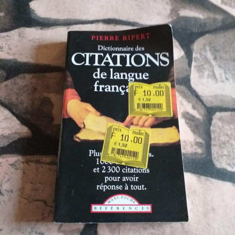 Dictionnaire des citations de langue française