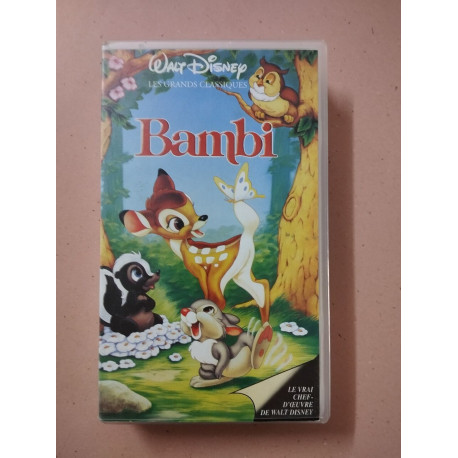 BAMBI COLLECTION "LES GRANDS CHEFS D'OEUVRES" de Walt Disney