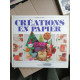 Créations en papier