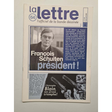 La Lettre N° 64 L'officiel De La Bande Dessinée