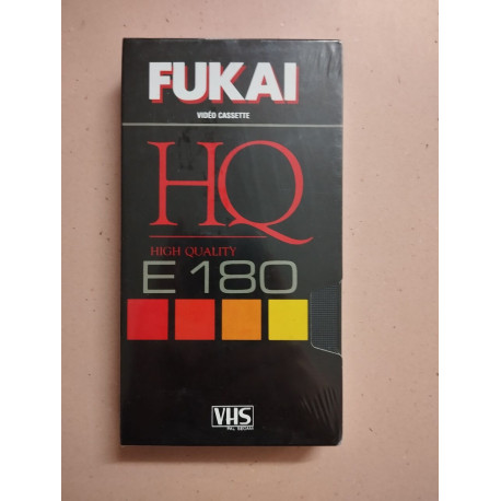 Fukai vidéo cassete HQ E 180