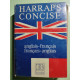 Harrap's concise french and english dictionary french-english...