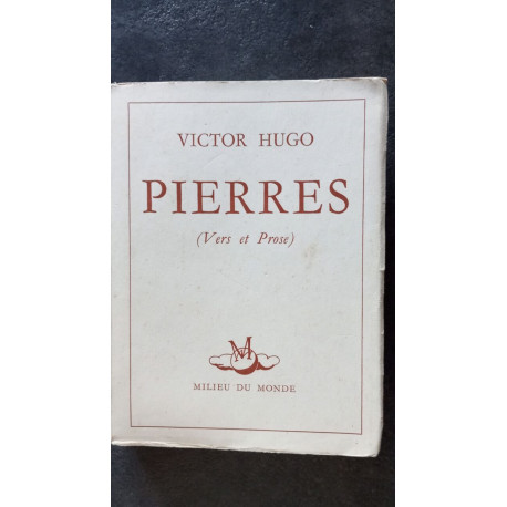 Pierres (Vers et Prose)