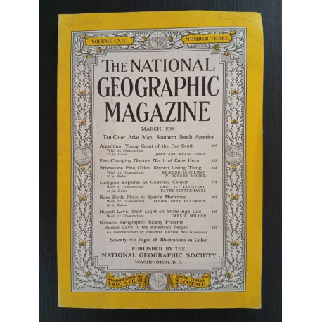 Revue National Geographic (en anglais) Vol CXIII N° 3