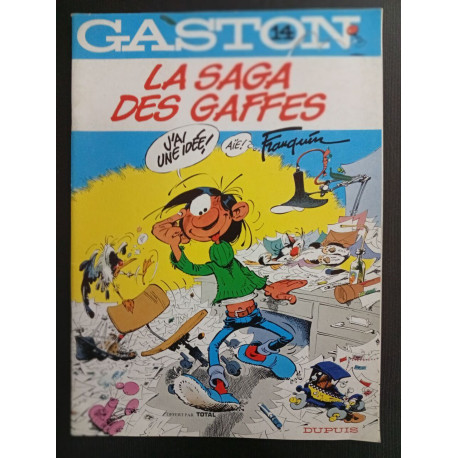 BD Gaston Lagaffe N° 14 - La saga des gaffes