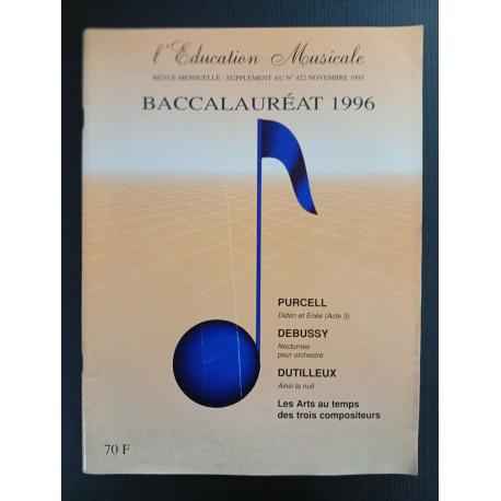 Revue L'éducation musicale - Baccalauréat 1997