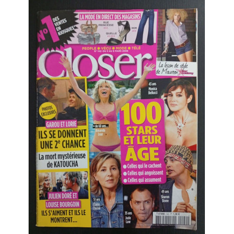 Revue Closer N° 142