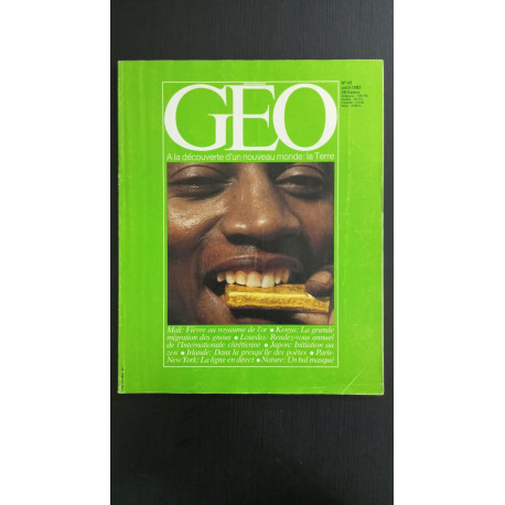 Revue Géo Magazine N° 42