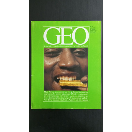 Revue Géo Magazine N° 42