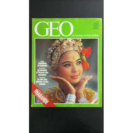 Revue Géo Magazine N° 78