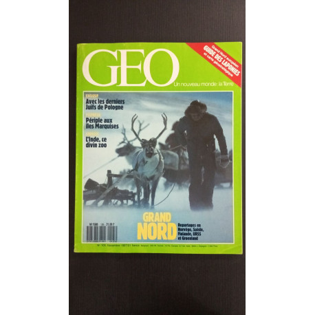 Revue Géo Magazine N° 105