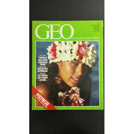 Revue Géo Magazine N° 82