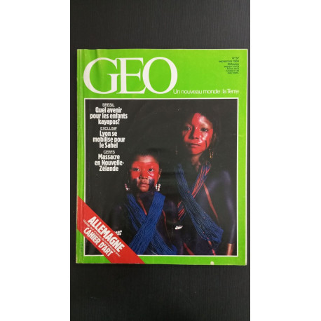 Revue Géo Magazine N° 67