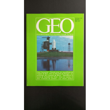 Revue Géo Magazine N° 25