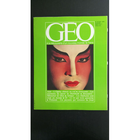 Revue Géo Magazine N° 19